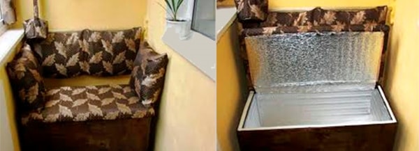 хранение овощей на балконе